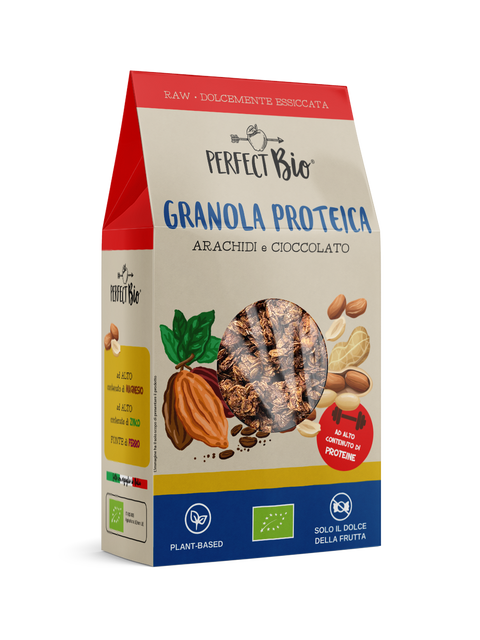 Granola Proteica Arachidi Cioccolato