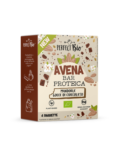 Avena Bar Mandorle Gocce di Cioccolato PROTEICA