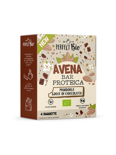 Avena Bar Mandorle Gocce di Cioccolato PROTEICA