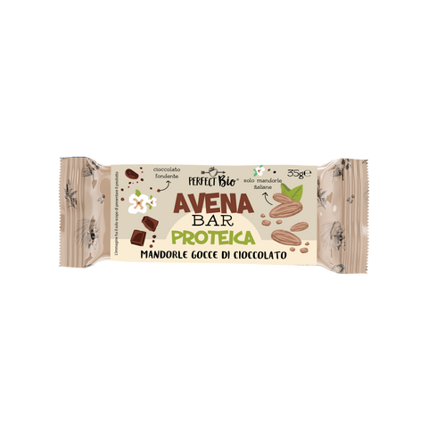 Avena Bar Mandorle Gocce di Cioccolato PROTEICA