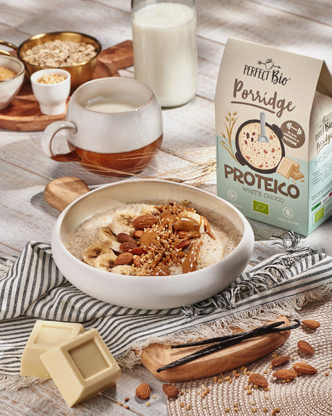 Porridge Proteico White Choco