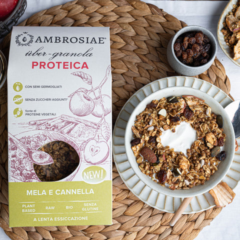 Über Granola Proteica Mela e Cannella