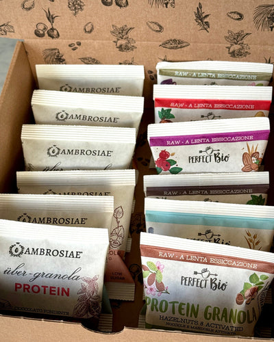 The ULTIMATE BREAKFAST DISCOVERY Box Ambrosiae & PerfectBio