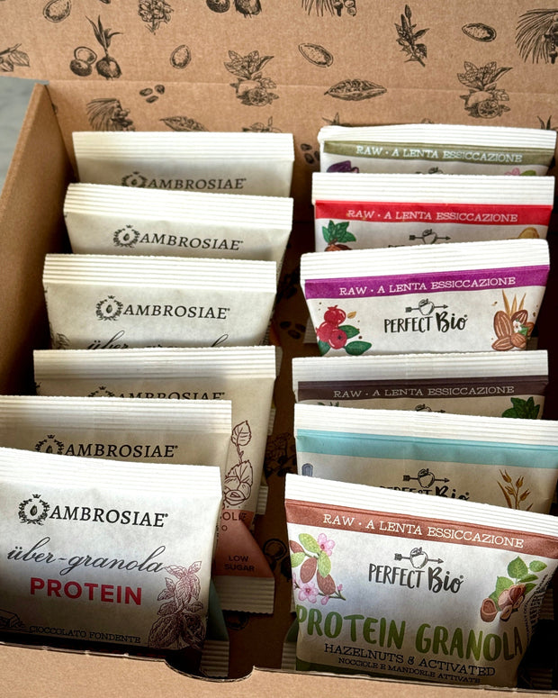 The ULTIMATE BREAKFAST DISCOVERY Box Ambrosiae & PerfectBio