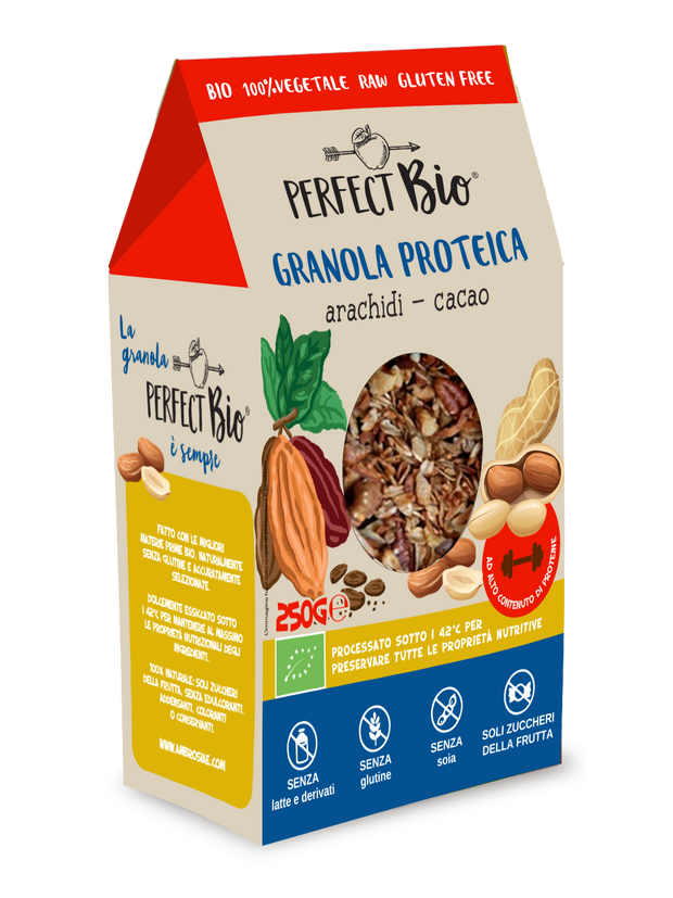 Granola Proteica Arachidi Cioccolato