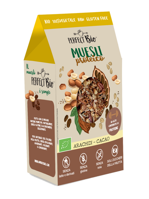 Muesli Proteico Arachidi Cioccolato