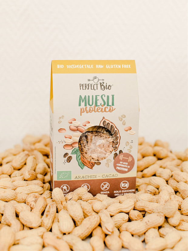 Muesli Proteico Arachidi Cioccolato