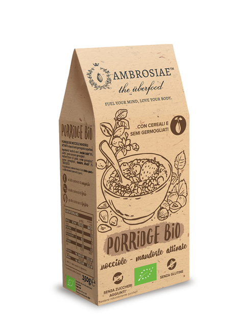 Porridge Bio Nocciole Mandorle Attivate