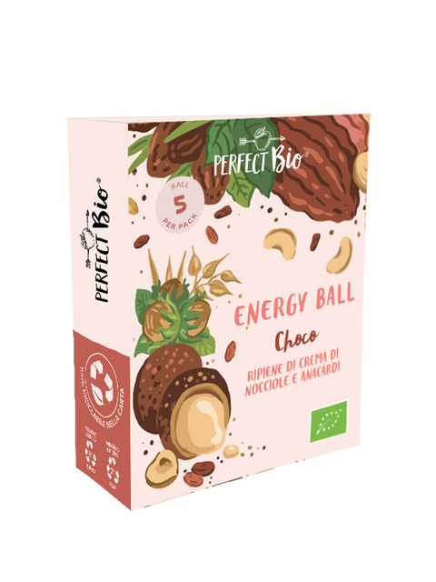 Energy Ball Choco con crema di nocciole e anacardi Perfect Bio