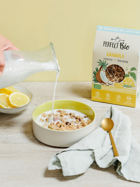 Granola cocco e limone senza glutine PerfectBio