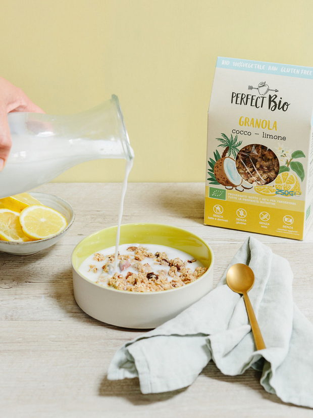 Granola cocco e limone senza glutine PerfectBio