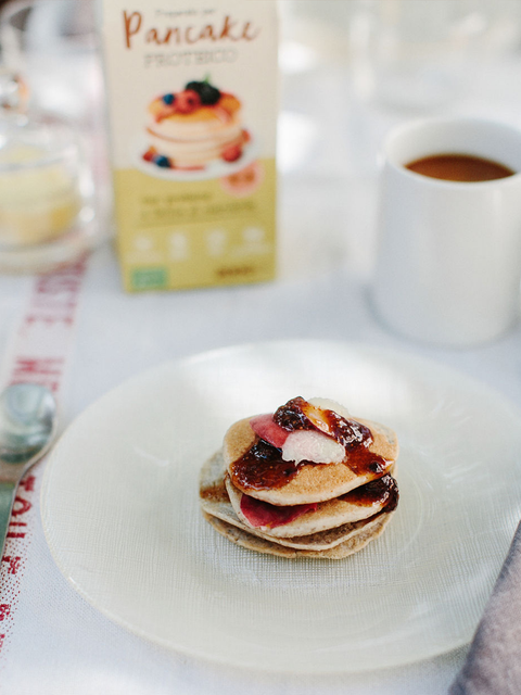 Preparato pancake proteico farina di mandorle PerfectBio - Ambrosaie –  Ambrosiae