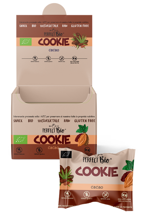Biscotti senza glutine al cacao e frutta secca PerfectBio