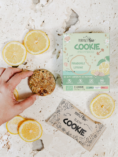 Biscotti senza glutine mandorle e limone PerfectBio