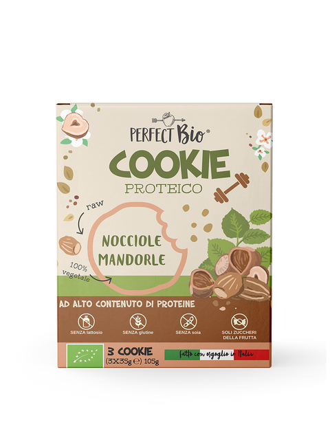 Biscotti senza glutine nocciole e mandorle PerfectBio